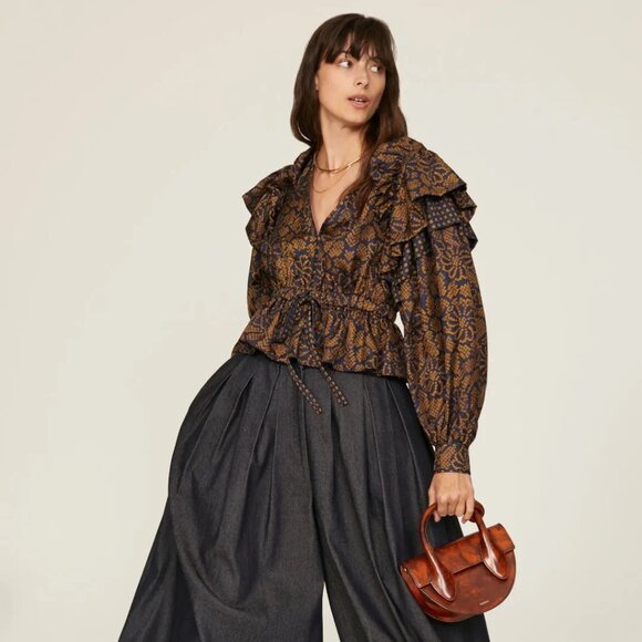 Ulla Johnson Indra Blouse - Picture 1 of 13